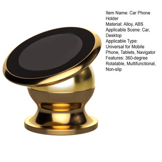 Cell Phone Mount Attraction Adjustable Non-slip Strong Magnetic Shock Protection Safe Support Universal