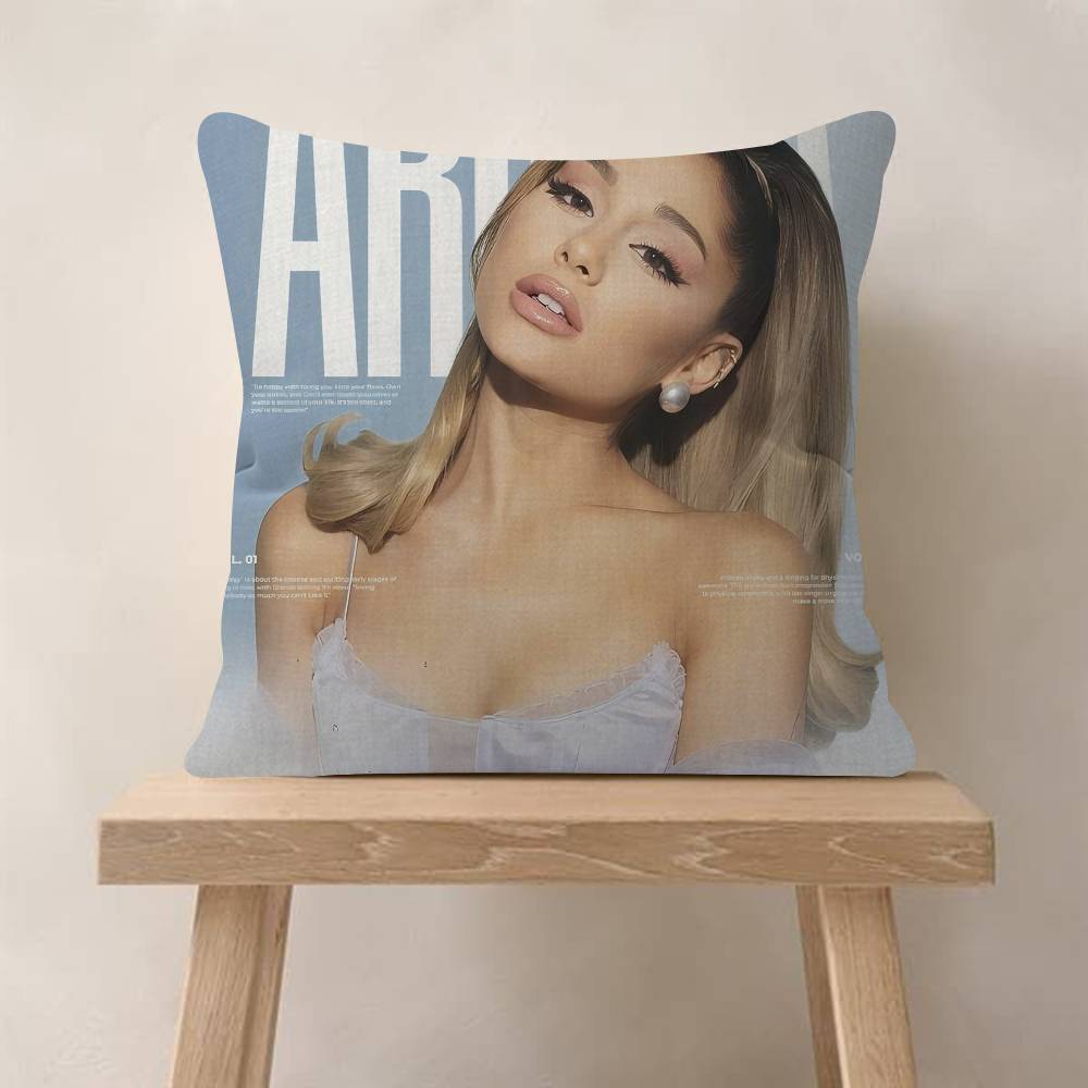 AAriana Hot Singer Grande Cushion Cover Car Throw Pillow Case For Sofa Car Christmas Gift
