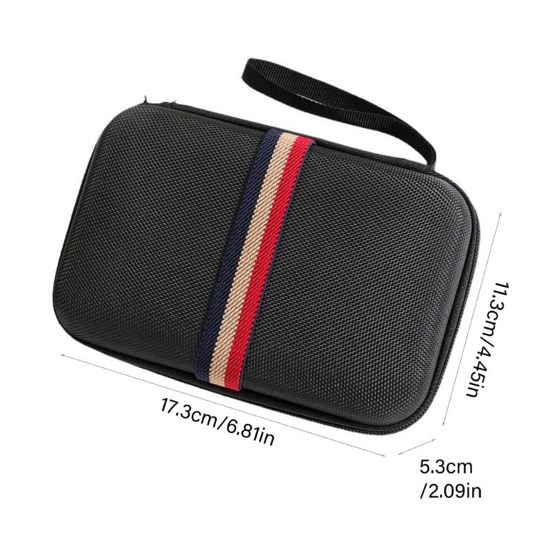Heavy Duty Shockproof Gaming Gear Case Shock Absorption Technology Ergonomic Handle Double Zippered Security for AMPOWN