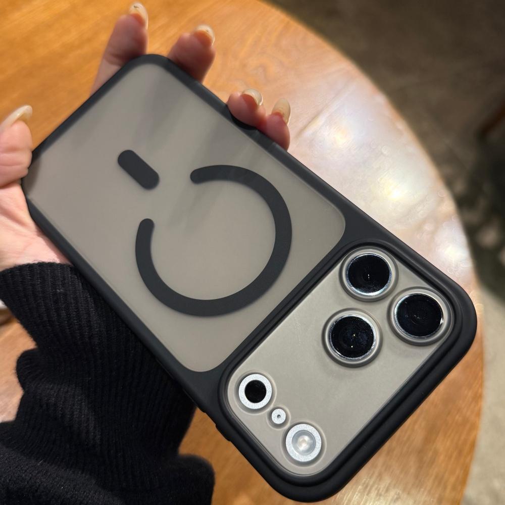 Matte Clear For Magsafe Wireless Charging Case for iPhone 17 Air 16 15 14 13 Pro Max Detachable Camera Lens Protect Shock Cover