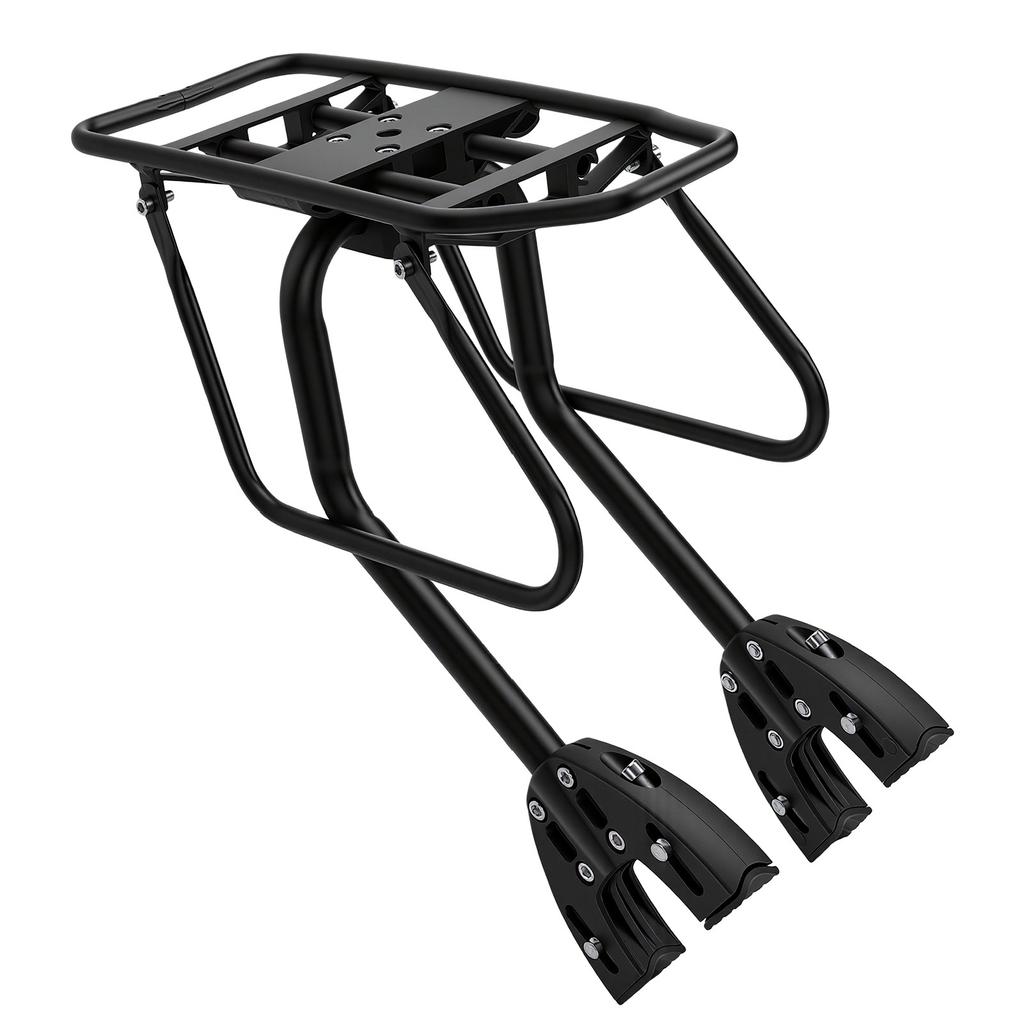 Rear Bike Rack Aluminum Bike Rack Quick Release Mount Carrier Rack for Mountain Road Bikes Luggage
