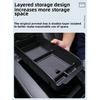 For Toyota Highlander XU70 2020~2023 Hybrid Car Center Console ABS Plastic Organizer Tray Armrest Hidden Storage Box Accessories