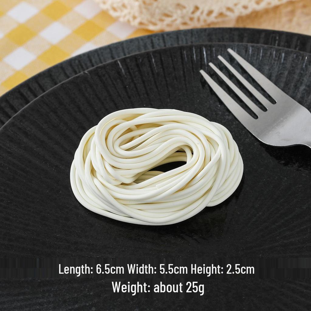 Spaghetti Shrimp Gravy Model for Western Food Display & Movie Props