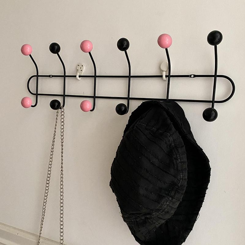 Key Storage Hook Multi-functional Hook Coat Living Room Bedroom Storage Hooks Wall Non-marking Decoration Accessories