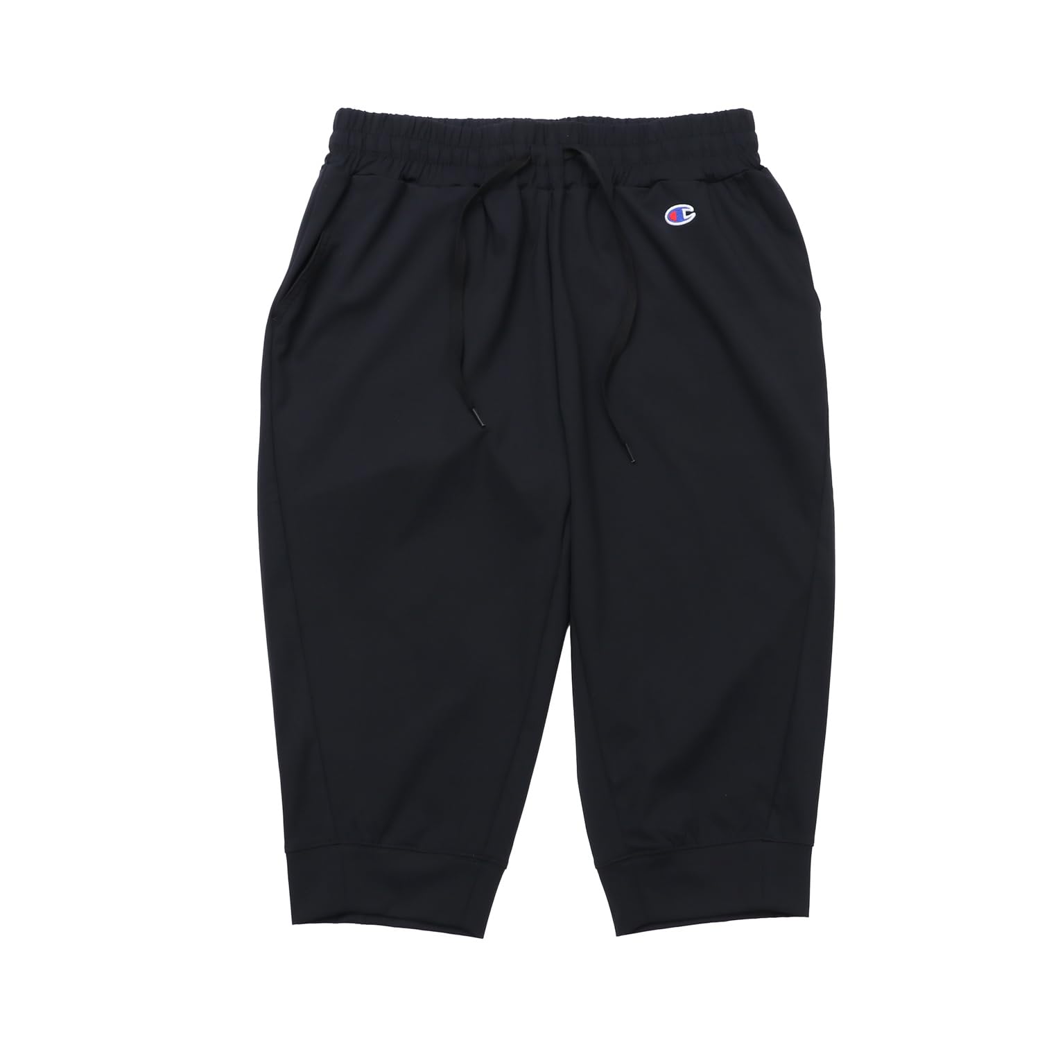 

Champion Cropped Tech UV Logo Pants, Weave® (CW-BS204), Women s, Black, Quick-Drying, Stretch, Protection, One-Point чёрный