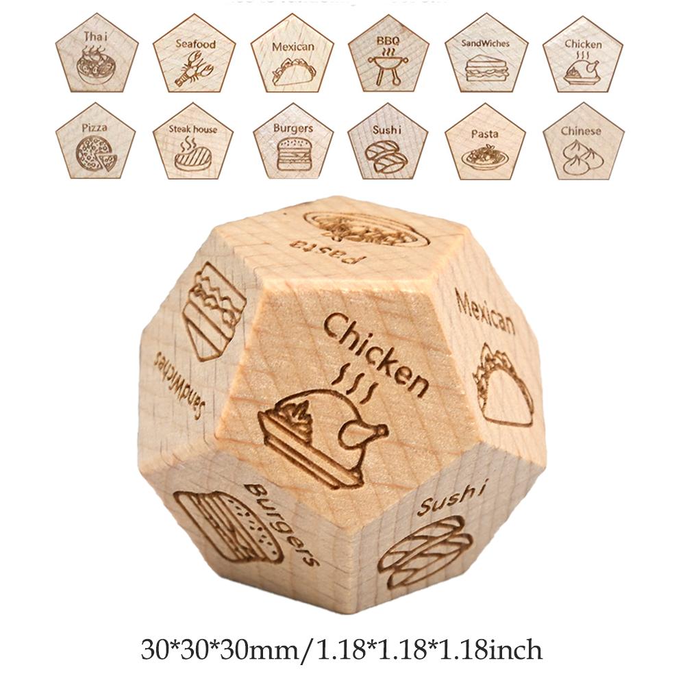 

Food Decision Dice for Her Him Couples Gift Date Night Determines Dice Set Christmas Valentines Day Dice Gifts for Wife Husband