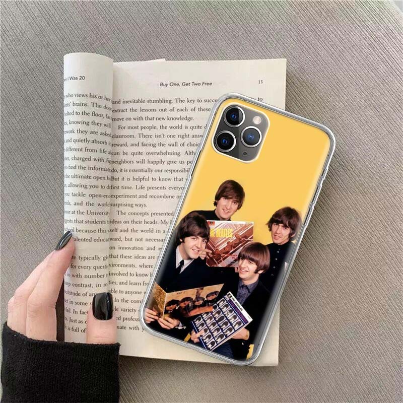 Pretty S-Beatles-B Phone Case For Apple Iphone 12 13 Mini 14 15 Pro 17 Pro Max Air 11 16E 16 Plus Shell Cover Clear TP