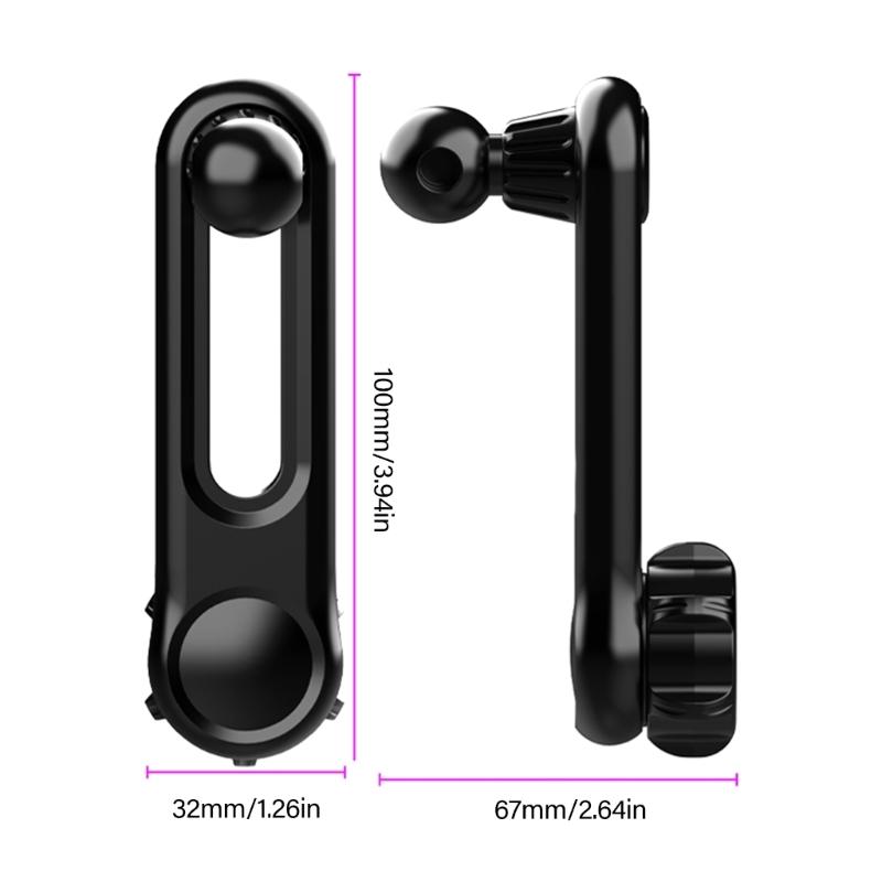 Adjustable Air Outlet Rotating Hook Air Vent Clip for Bracket Phone Stand Car Mount 17mm Joint Ball Head Grip Holder