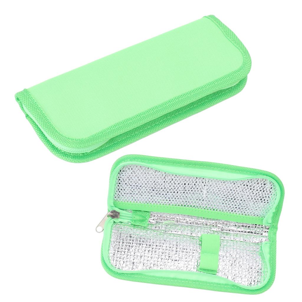 Insulin-Tragetasche Tragbarer Reiseorganizer Kühltasche für Diabetes mit Reißverschluss Typ 1