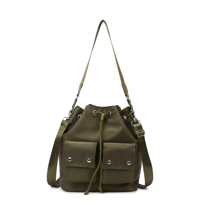 Single-shoulder Bag, Large Capacity, Simple Handbag, Stylish and Casual Women's Bag, Drawstring Single-shoulder Crossbody Bag