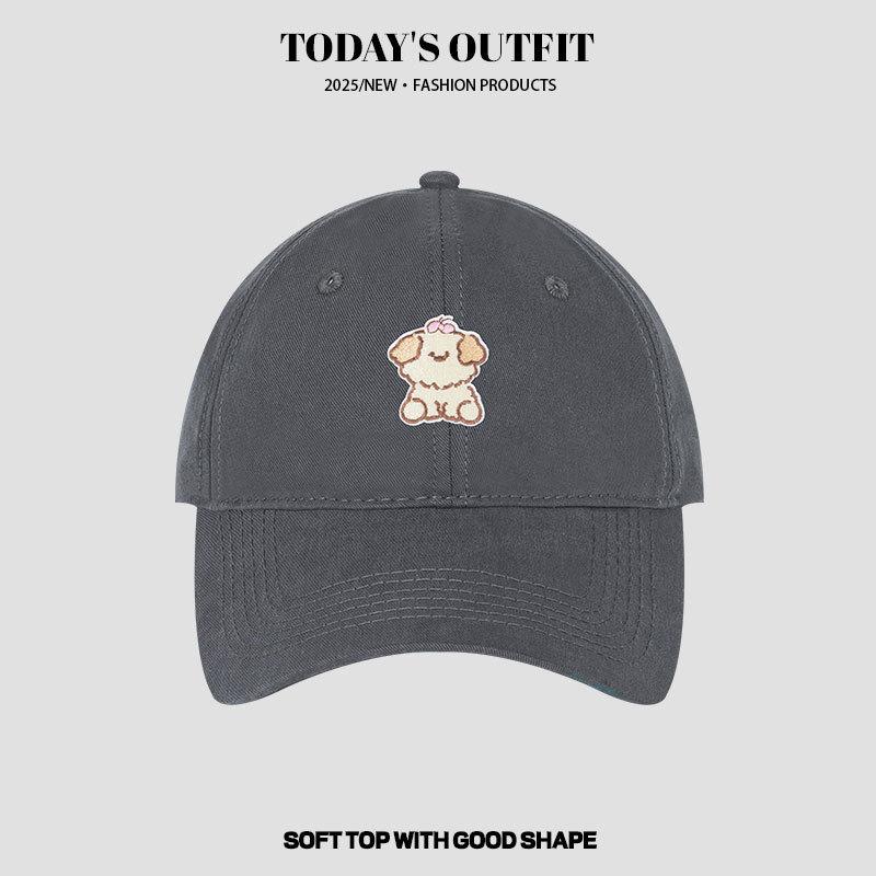 

Мультяшна Шапка-бейсболка з гарячим малюнком цуценяти Весняно-літній повсякденний сонцезахисний капелюх Жіноча бейсболка для захисту від сонця на відкритому повітрі Чоловічий та жіночий капелюх з особистістю Regular code