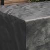Solid Black Furniture Cover 230 x 165 x 80 cm 210D