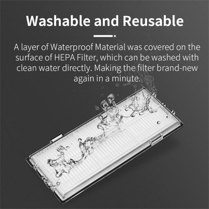 

10 PCS Filter Vacuum Cleaner Accessories Plastic Material for Roborock T7s China Mainland