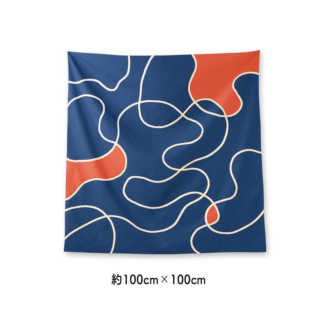 Miyamoto Towel Miyamoto Furoshiki Large Glue Made in 100 x 100 66005 Kenema+ Furoshiki, Japan, Beige, Approx. cm,