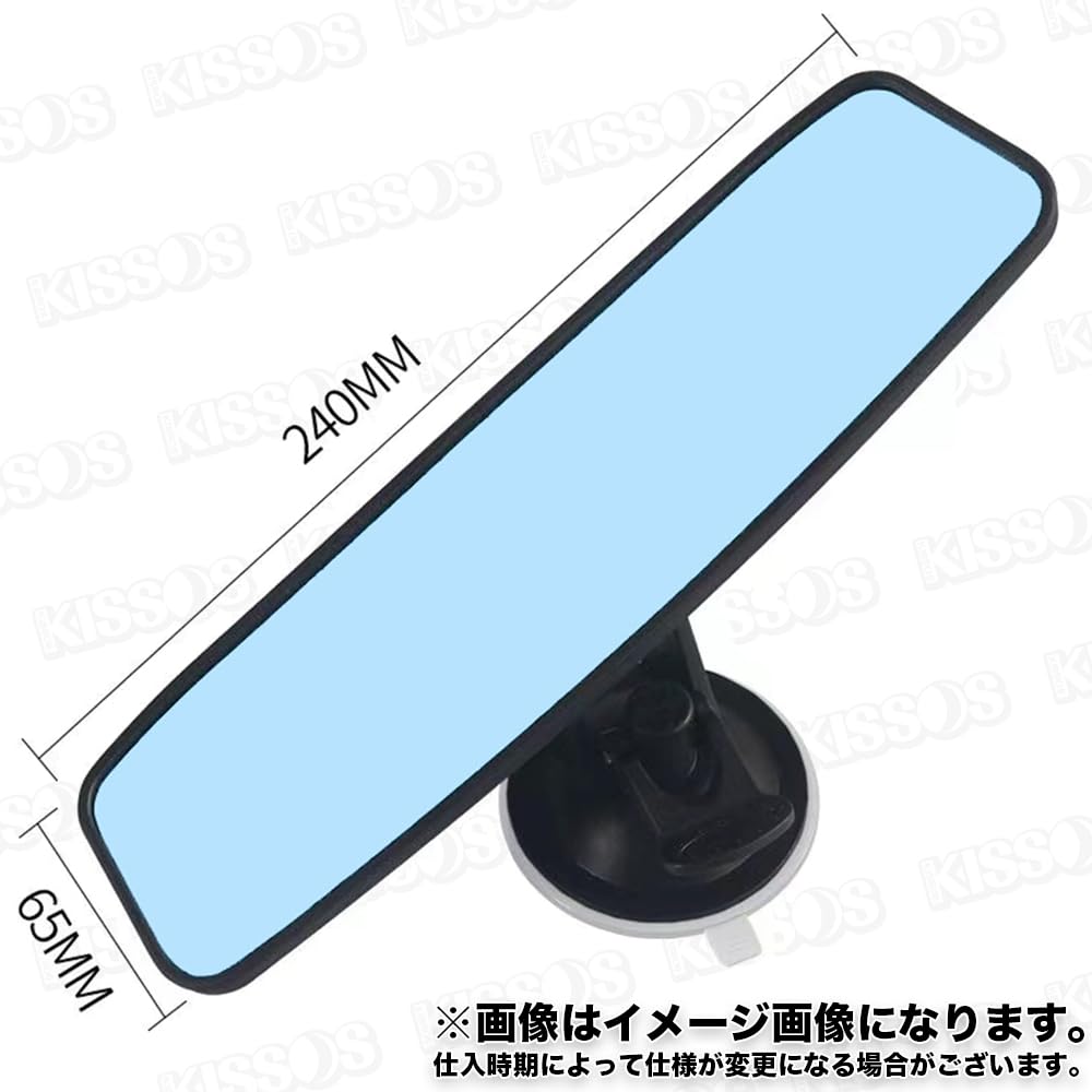 Rearview Rearview Auxiliary Mirror with Strong Suction Adjustable Easy Universal Flat Mirror for Car Interior Mirror, Cup, Angle, Installation, (Blue)
