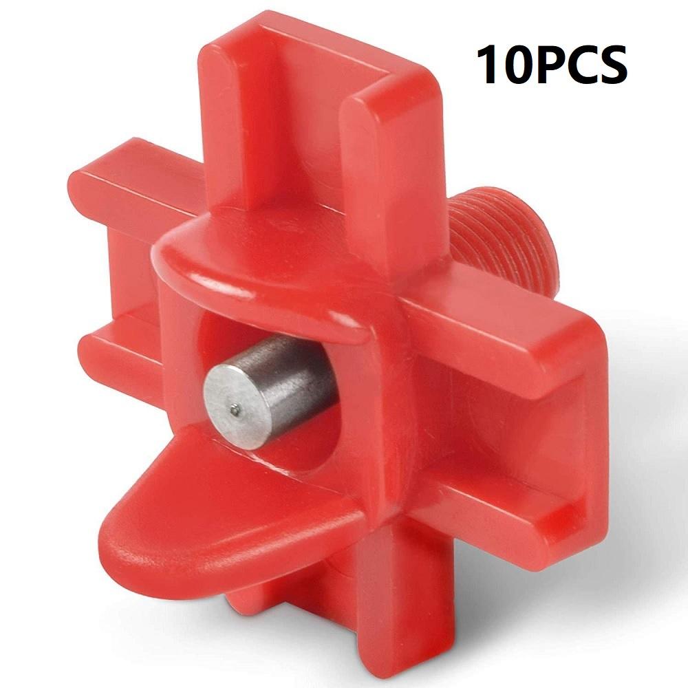 10PCS Chicken Nipples Waterer Automatic Poultry Drinkers Hen Bird Pigeon Quail Waterer