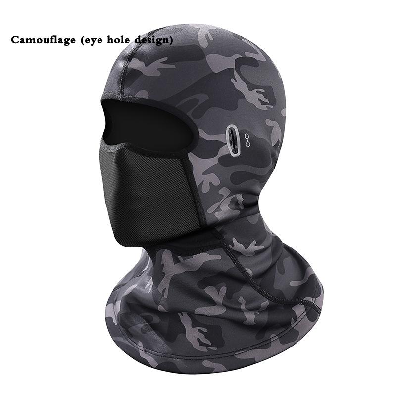 Outdoor Winter Running Cycling Warm Helmet Liner Cap Ski Pullover Cap Balaclava Velvet Bike Full Face Cover Headwear Climbing