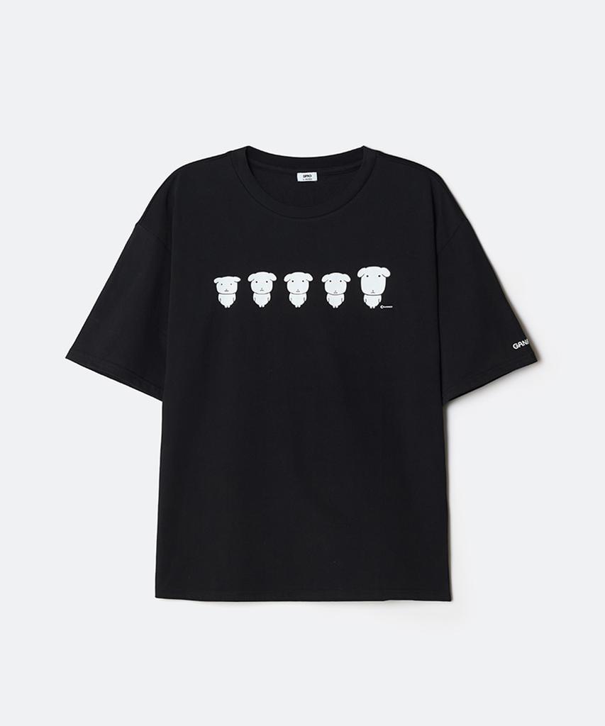 Seupao [Ganadi] Short Sleeve T-Shirt (Black)_Sprlg25U09