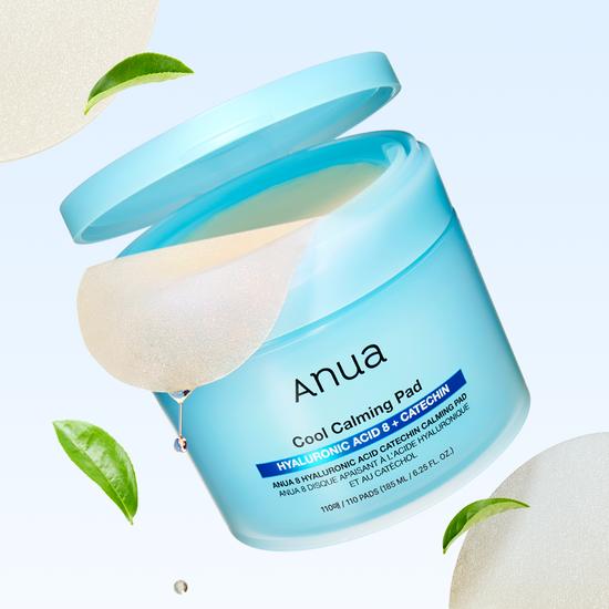 Anua 8 Hyaluronic Acid Catechin Calming Pads 110 Sheets