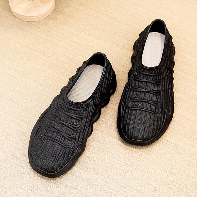 Fashionable Waterproof Rubber Rain Boots for Men & Women - Comfortable Short Style for Outdoor Wear