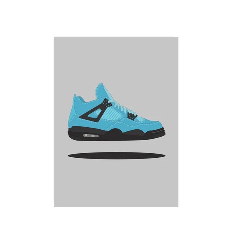 Fashion Sport Shoes Sneakers Posters And Prints Canvas Painting Nordic Wall Art Pictures for Living Room Home Decoration
