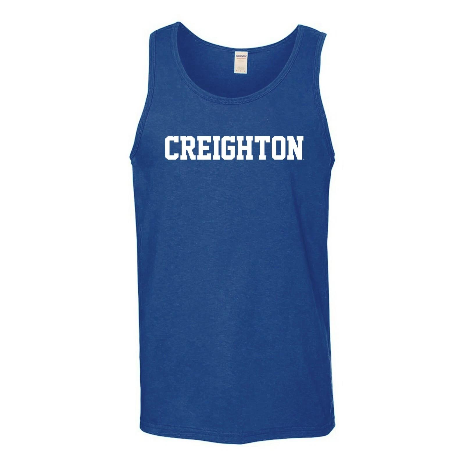 Creighton Bluejays Basic Block Tank Top - Royal S