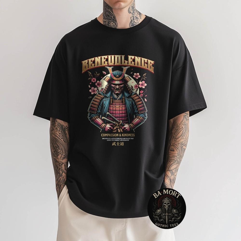 Benevolence Samurai Bushido Spirit Japanese Streetwear TShirt Unisex T-Shirt XXXXL