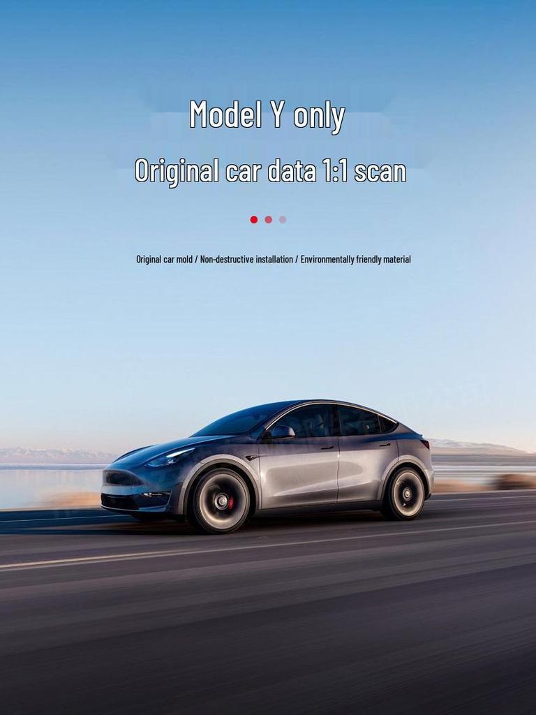 Tesla Model Y Hinteres Dreieckfenster Lamellen Deflektor Aufkleber