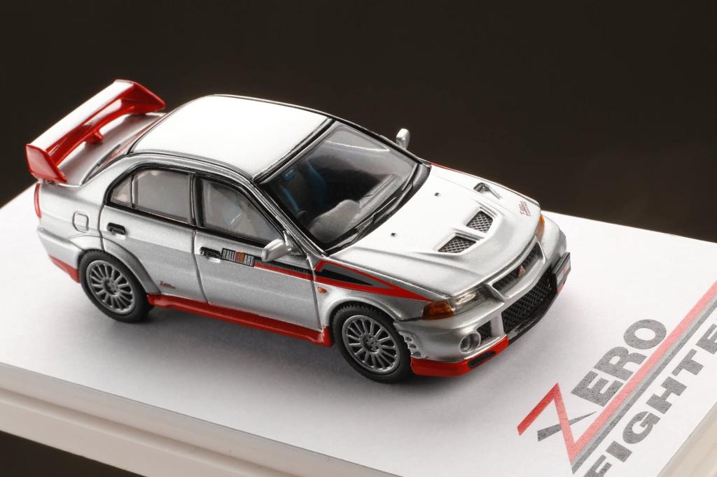 Hobby JAPAN Mitsubishi Lancer GSR EVOLUTION 6 Zero Fighter Coloring Silver Finished Model HJ641033DS 1/64 (CP9A)