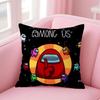 A-Among U-Us Spiel Kissenbezug Bequem Wendbar Kissenhülle Ideal für Auto Sofa Schlafzimmer & Mehr