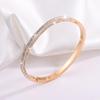 Starry Sky Silver Titanium Steel Bracelet for Women - High-End, Versatile, Full Diamond, Non-Fading Fashion Accessory
