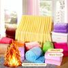 Solid Color Flannel Blanket Small Blanket Windproof Blanket Coral Fleece Bed Sheet Nap Cover Blanket Air Conditioning Blanket
