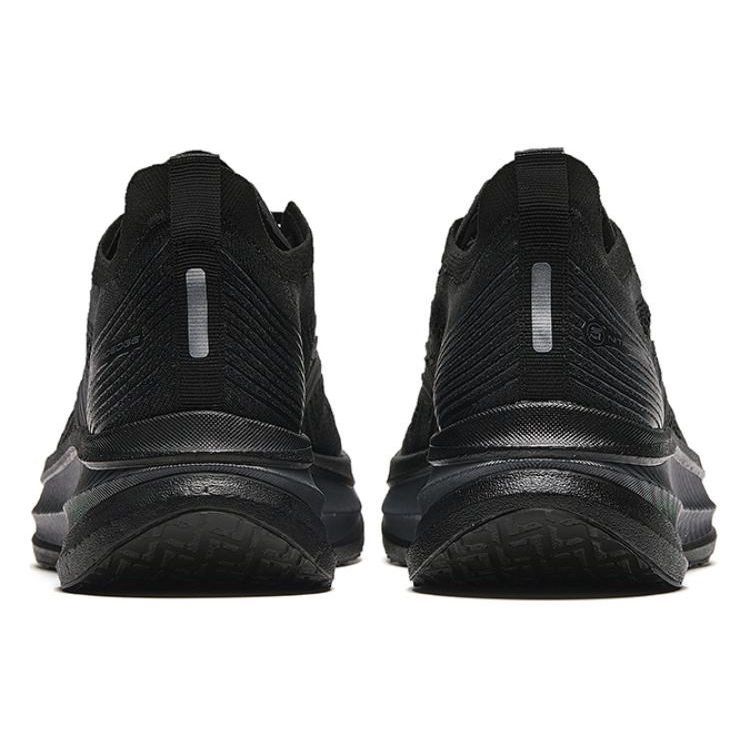 Anta Marathon Cushioning Breathable Non-Slip Low-Top Full-Length Carbon Plate Training Running Shoes Men Sneaker Black 912425588-3