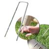 Heavy Duty Anti Rust Stakes U-shaped Weed Barrier Fabrics Stake Landscape Pins