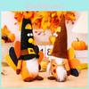 Delightful Thanksgiving Gnome Turkey Plush Figure For Festive Holiday Home Styling