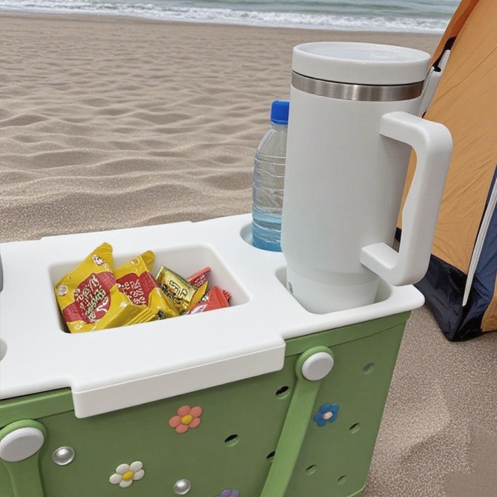 EVA Storage Lid Waterproof Top Phone Holder Top Cup Holder Tray for Stanley Cup Outdoor Multifunctional Organizer for Bogg Bag