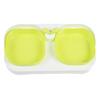 Detachable Double Cat Food Bowl Leak-proof Dry-wet Separation Dog Feeding Bowl Pet Supplies