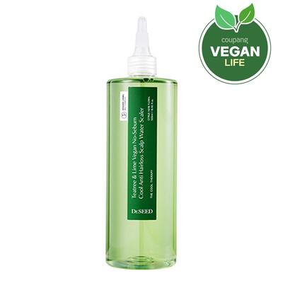 Dr. Seed Tea Tree & Lime Vegan Oily Care Cool Hair Loss Scalp Water Scaler Citrus Herb Floral Fragrance, 500ml, 1 Piece