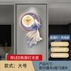 Creativity Koi Fish Wall Clock Living Room LED Digital Clock Mural Restaurant Luxury Mute Wall Clock Watch Home Decor Items