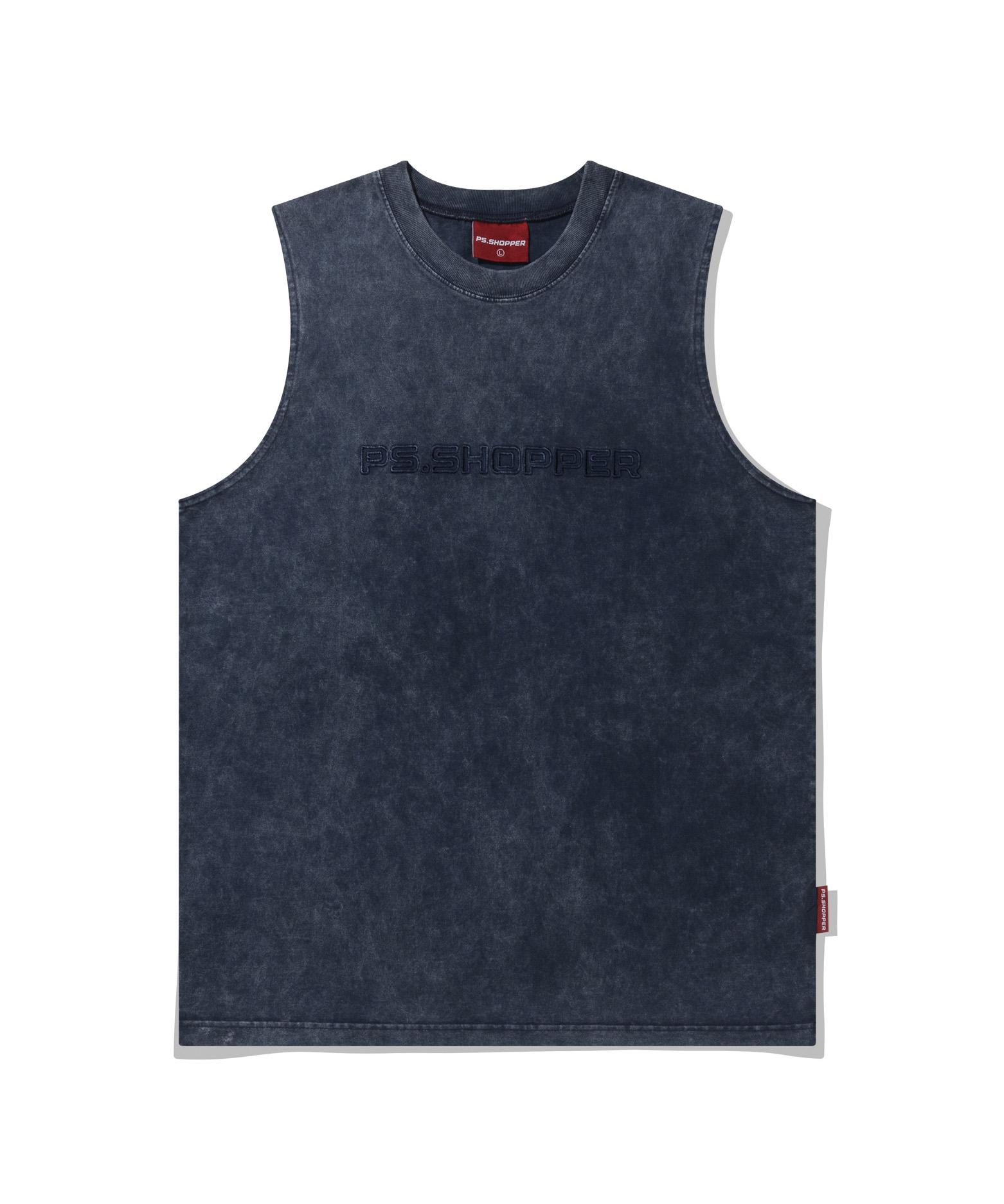 Ps Shopper Stonewashed High-Density Sleeveless [Navy] L