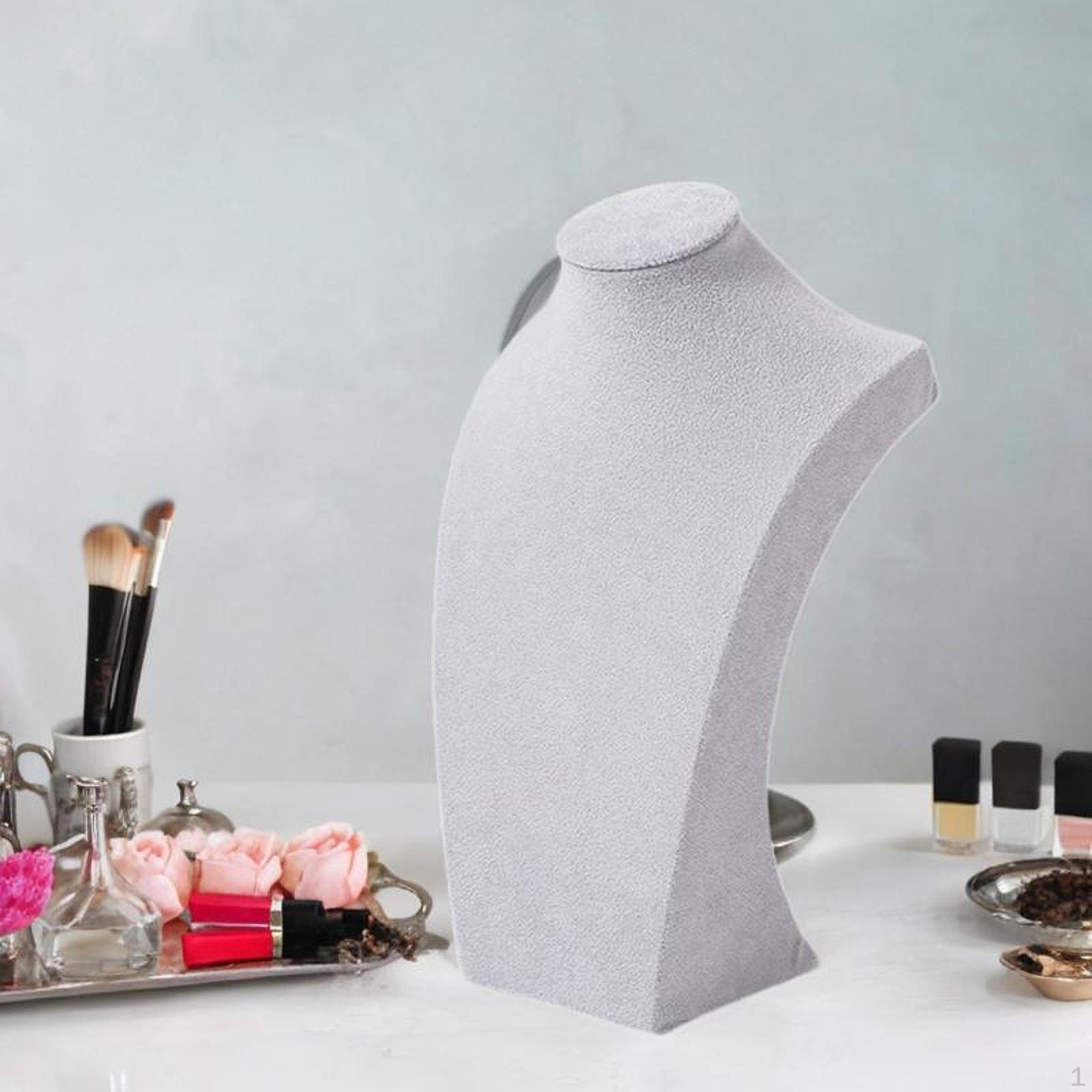 

Ожерелье Стенд-манекен Элегантная витрина Подвеска-органайзер-цепочка для женщин Gray 30cm Height