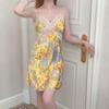 Ice Silk Lace-Trimmed Nightgown for Women with Chest Pads - Sexy Summer Camisole Sleepwear