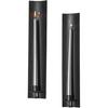 Black Metal Candle Wall Sconces Set of 2 Modern Wall Candle Holder Decorative Set of Two for Living Room, Dining Room, Dedroom Wall Decoration