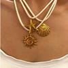 Ocean Starfish Pendant Necklace Elegant Adjustable Clavicle Chain Accessory Comfortable Stylish Holiday Jewelry Gift