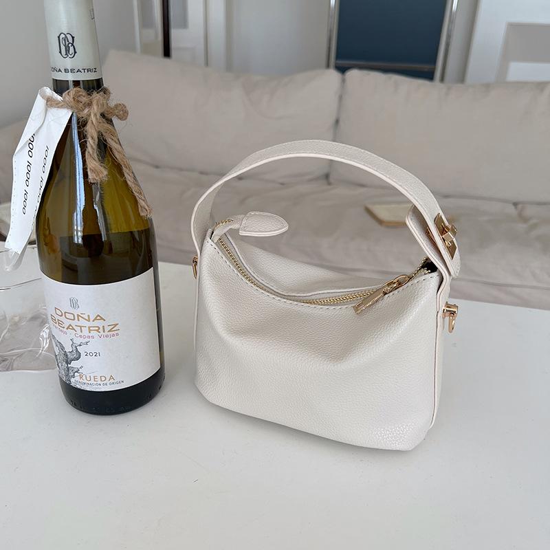 Сумка через плечо French Clouds Большая вместимость Модная женская сумка из чистого цвета — фото 7