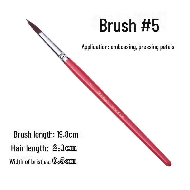 17-Piece Face Painting Brush Set for Various Artistic Techniques Like Line Work, Embossing, Blending, and More.