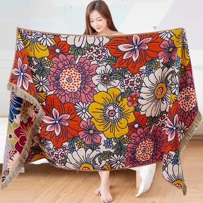 80x160cm Schnelltrocknendes Badetuch aus reiner Baumwollgaze mit Fransen, Blumen-Badetuch, Wasserabsorbierendes, tragbares Strandtuch, Bademantel für Frauen