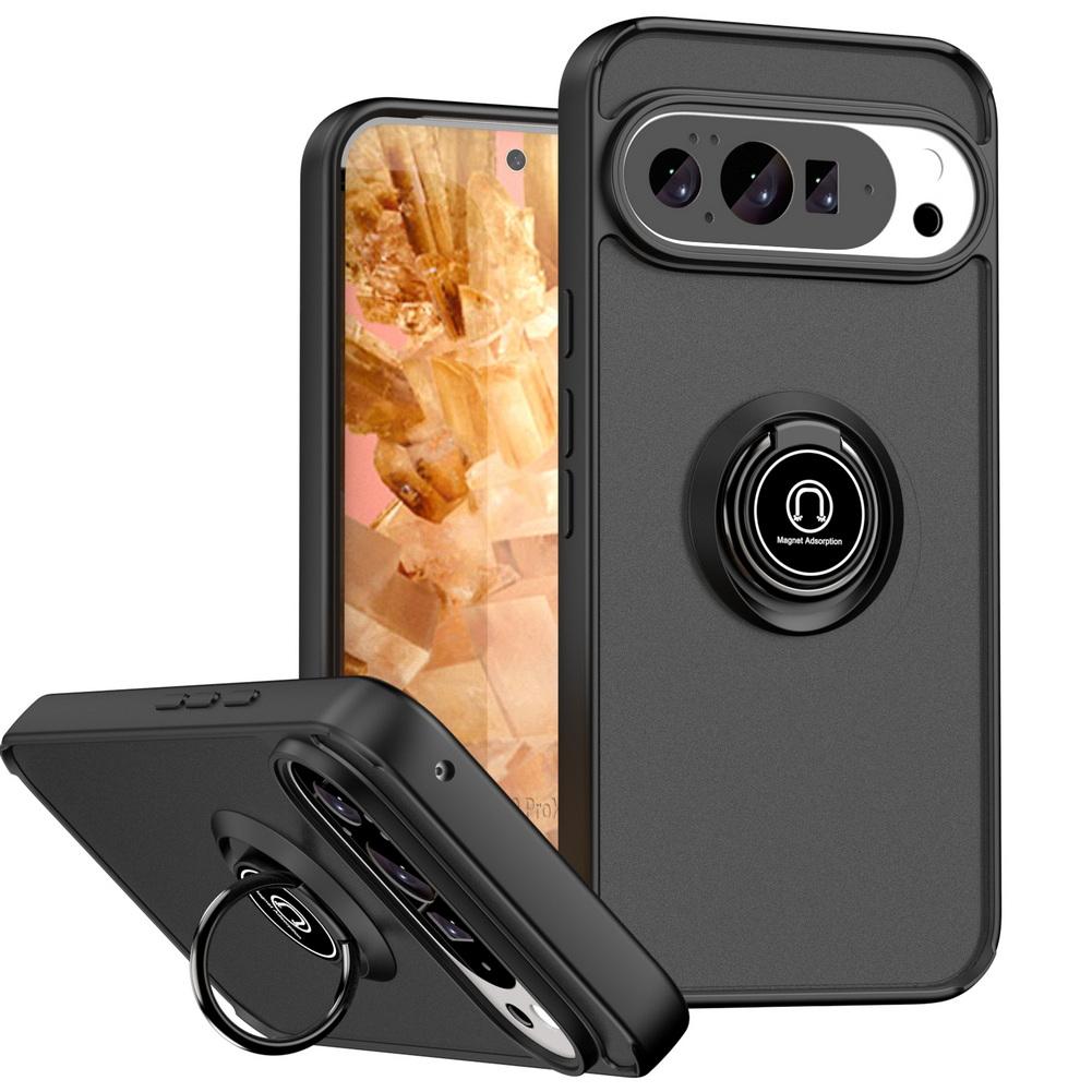 Rotatable Bracket case for Pixel 11 Pro XL 11 Pixel 10 Pro 10a 9A 9 Pro XL Google Pixel 8A 8 Pro Metal Ring Car Holder Cover