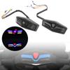 Versatile Motorcycle Tail Light Assembly with LED Turn & License Plate Illumination Motorcycle LED Rear Light set ABS