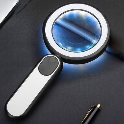 ZISIZ Handheld Magnifying Glass with LED Light